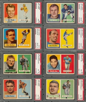 1957 Topps Football PSA-Graded Collection (15 Different) 
